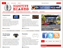 Tablet Screenshot of cognitivebiases.com